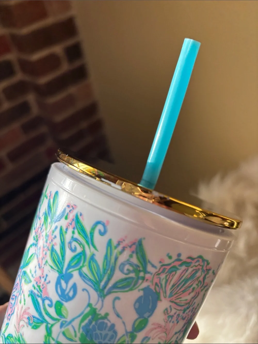 Lilly Pulitzer Plastic Printed Tumbler